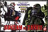 08th MS Team RX-79G Ground Gundam VS MS-06J Zaku-II scala 1/144 1