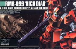 RMS-099 Rick-Dias (Red Type) scala 1/144