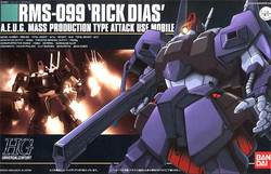 RMS-099 Rick Dias (Black Type) scala 1/144