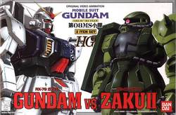 RX-79G Ground Gundam VS MS-06J Zaku-II scala 1/144