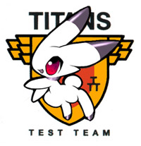 Una delle rappresentazioni del logo del Titan Test Team