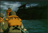 Resa di un sommergibile di Zeon - fonte immagine: <a href="/immagini/ms_era_01.htm">MS Era</a>