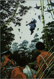 Lancio di MS su Jaburo - fonte immagine: <a href="/immagini/ms_era_01.htm">MS Era</a>