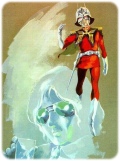 Char come appare nella prima serie di Gundam