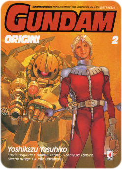 Copertina del volume 2 di Gundam The Origin