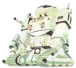 Primi disegni di Gundam: il GunTank