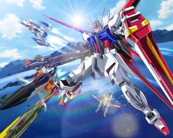 Lo Strike Gundam, gli Sky Grasper e l'Archangel